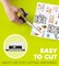 20 White Matte Premium Printable Vinyl Sticker Paper for Inkjet Printer and Laser -